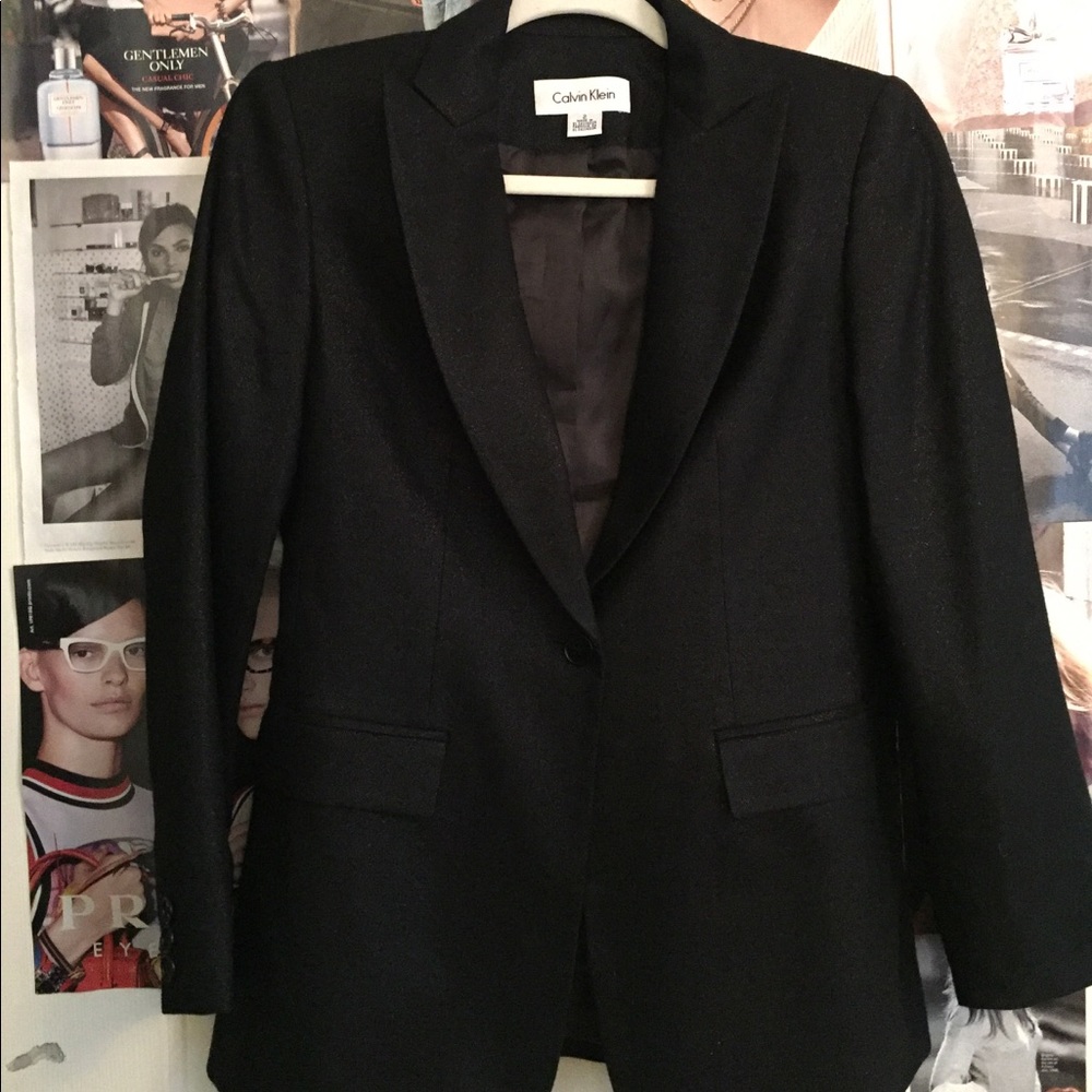 Calvin Klein Shimmer Blazer